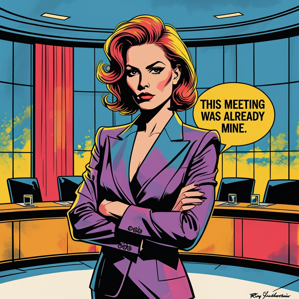 This meeting was already mine.